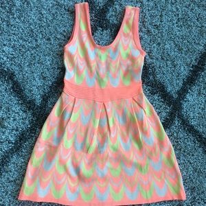 Wow Couture Pink Strapless Summer Dress Size Small